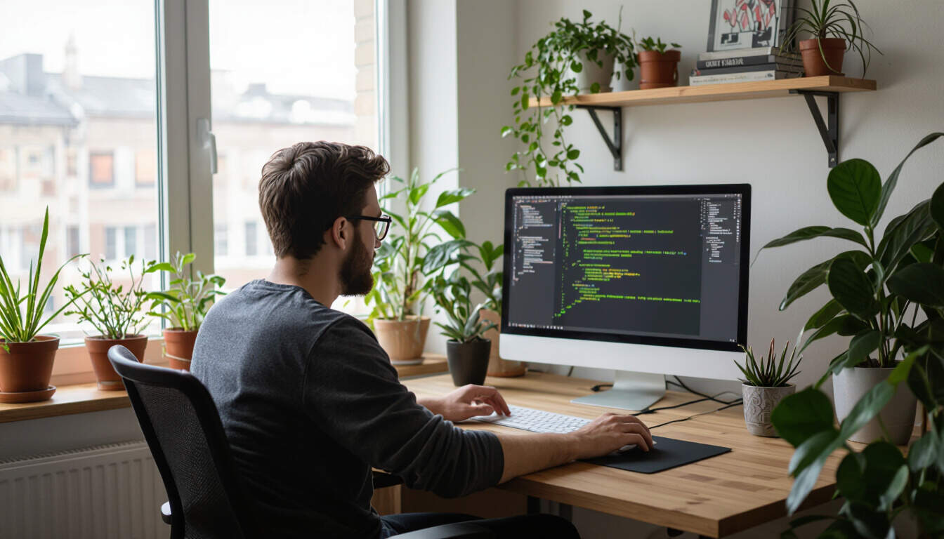 Explore how web developers can thrive in remote settings, focusing on effective tools, balance strategies, and team collaboration. This article covers essential tips for maintaining productivity and well-being while working from home.